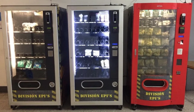 máquinas expendedoras de epis