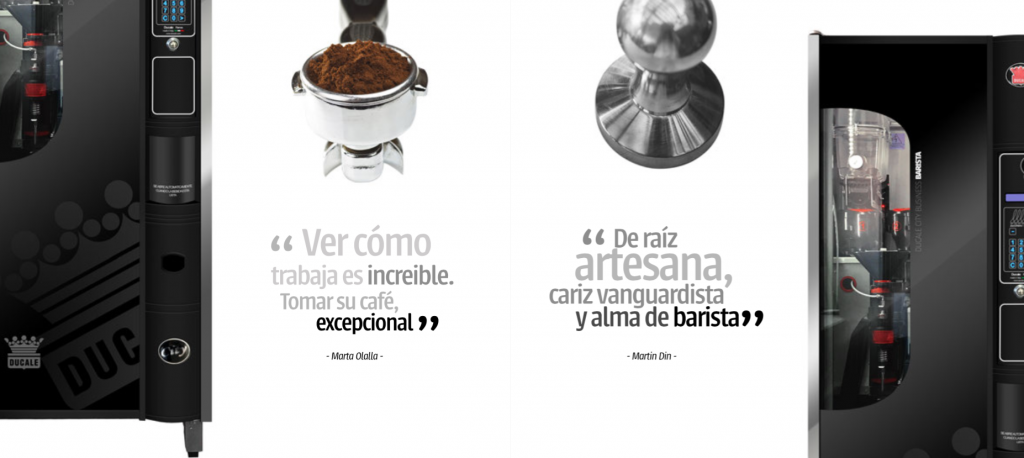 máquina de café ducale