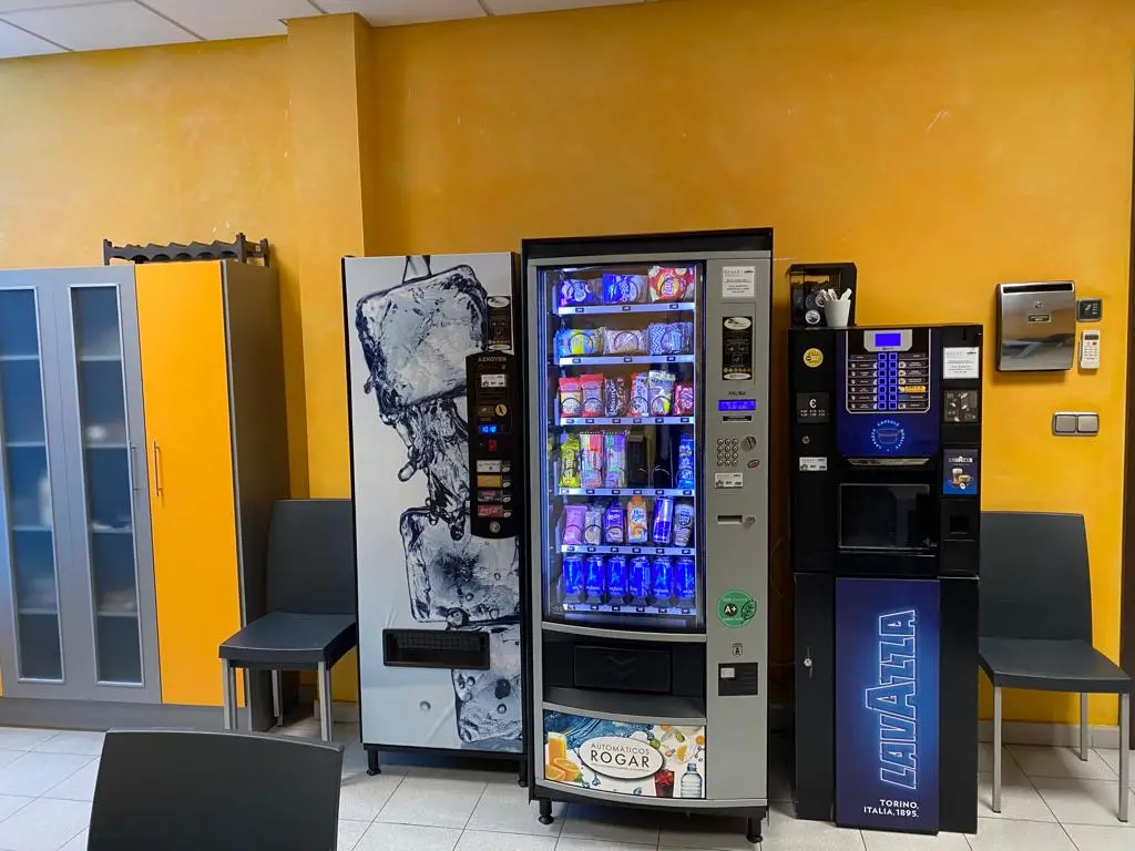 salas de descanso vending